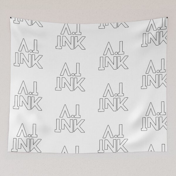 Item preview, Copy of A.I INK Transparent LOGO White Outline designed and sold by AI-INK.