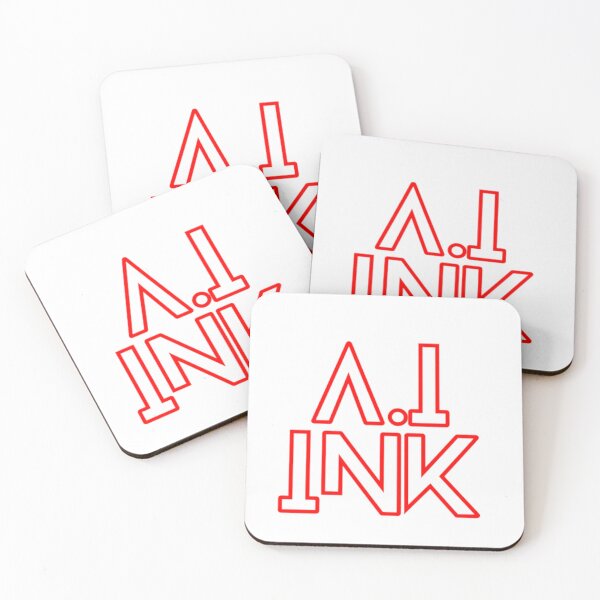Item preview, A.I INK Transparent LOGO Red Outline designed and sold by AI-INK.