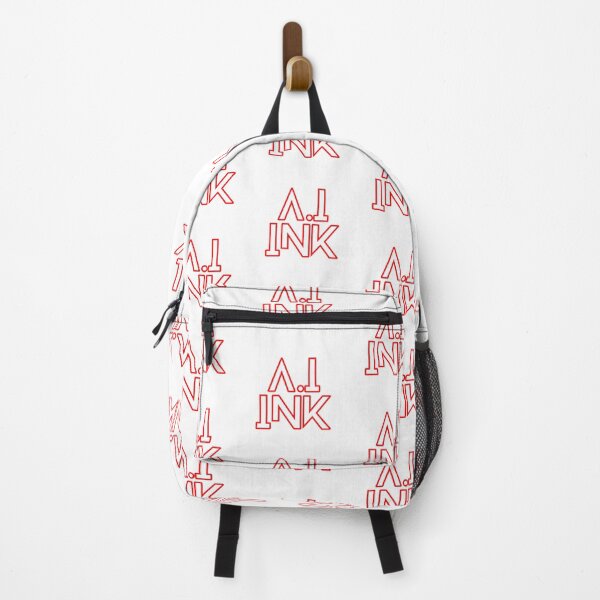 Item preview, A.I INK Transparent LOGO Red Outline designed and sold by AI-INK.