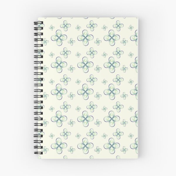Item preview, Sea foam flowers pattern designed and sold by LeftNWrite.
