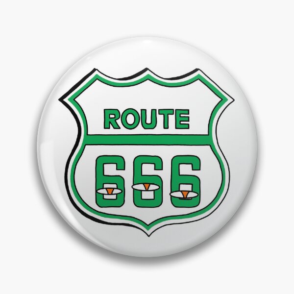 Artikelvorschau, Abbildung der Route 666 entworfen und verkauft von Tomjfiler.