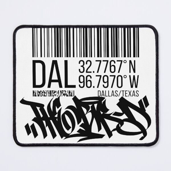 Item preview, Dallas, TX (black) designed and sold by ICYMI-DZNS.