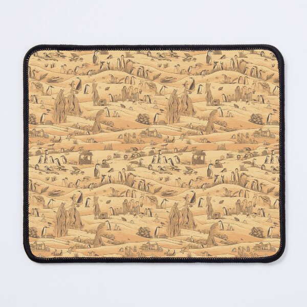 Item preview, Desert Waddlers: Penguin Oasis Tile Art designed and sold by MindMosaic.