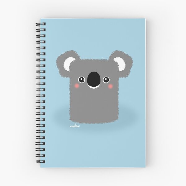 Artikelvorschau, Netter Koala auf blauem Hintergrund entworfen und verkauft von B-143.