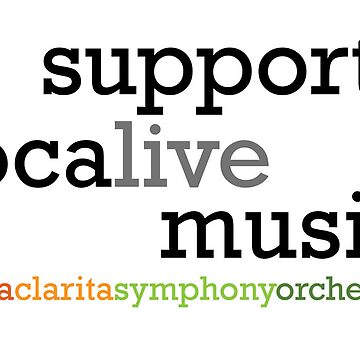 Artwork thumbnail, Support Local Live Music by scsorchestra