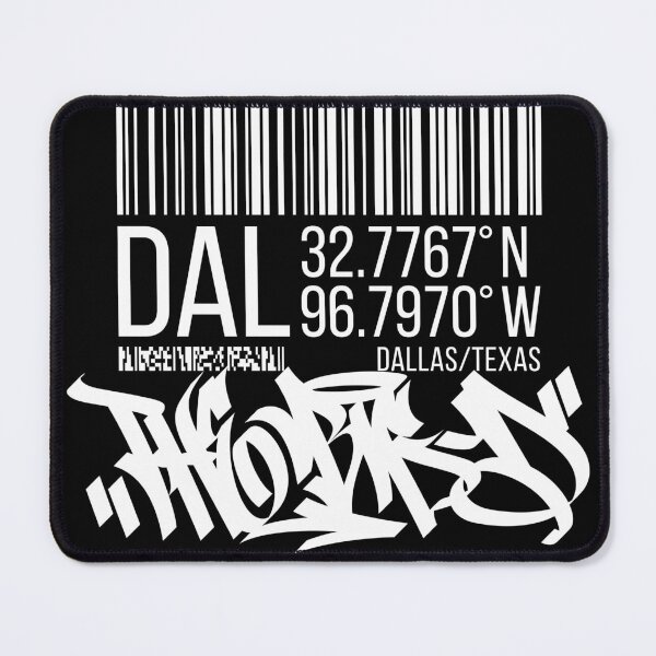 Item preview, Dallas, TX (white) designed and sold by ICYMI-DZNS.