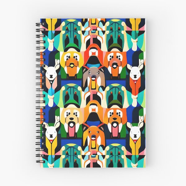 Item preview, Seamless Borderless Tiled Geometric Dog Pattern #2 designed and sold by WooshiArt.