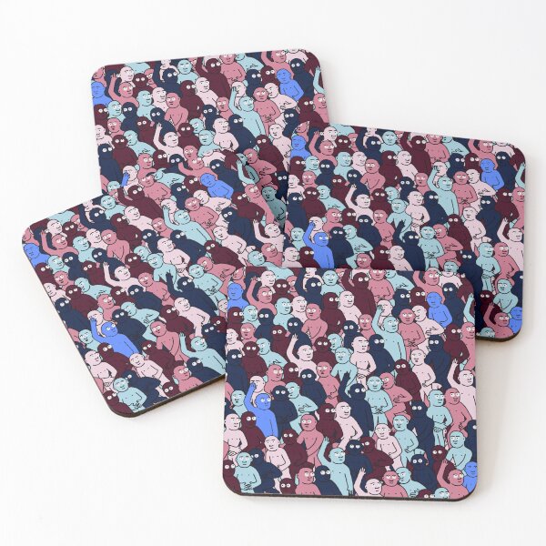 Item preview, The Multicolored Crowd designed and sold by Samakes.