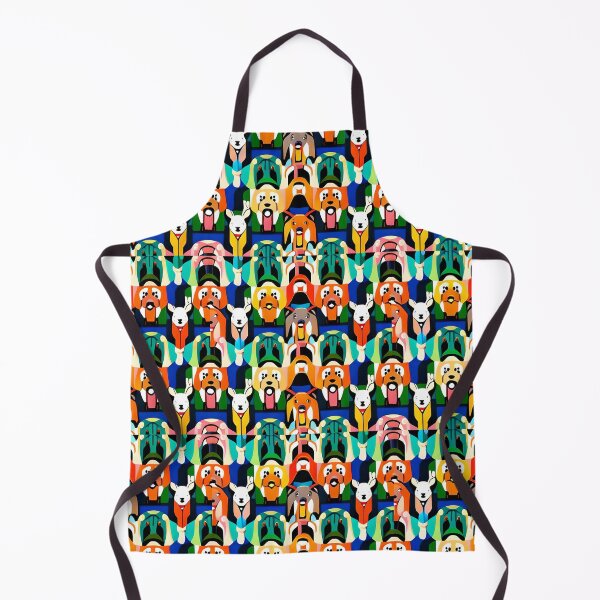 Item preview, Seamless Borderless Tiled Geometric Dog Pattern #2 designed and sold by WooshiArt.