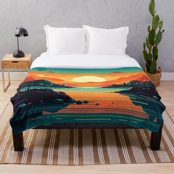 Artikelvorschau, Sonnenaufgangslandschaft entworfen und verkauft von FloralSemblance.