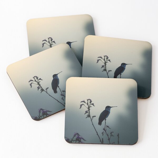 Item preview, Silhouette of a hummingbird Morning Nature  designed and sold by WildEmpress.
