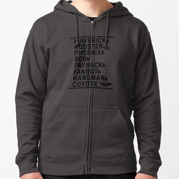 Top Gun: Maverick Cast Name Stack & Logo Zipped Hoodie