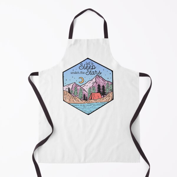 Item preview, Lets sleep under the stars- camping outdoors- camping in the mountains- camping designed and sold by Janetlousart.