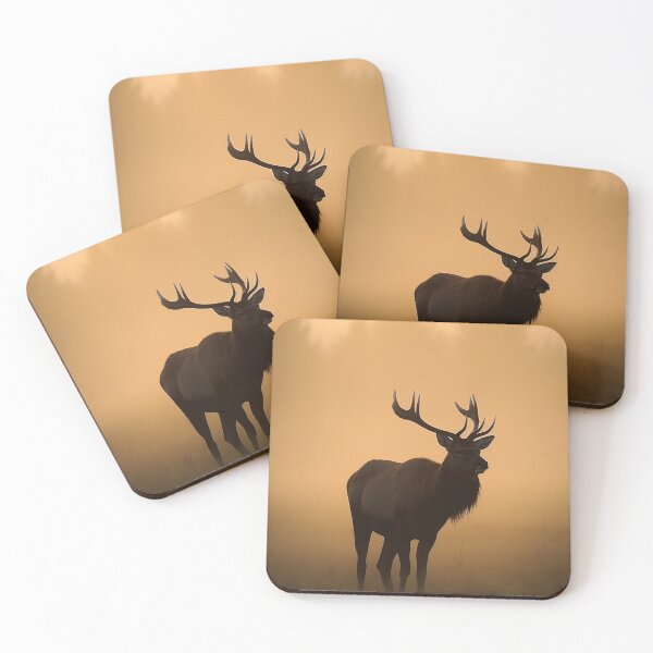 Item preview, Copy of Silhouette of an elk Morning Nature  designed and sold by WildEmpress.