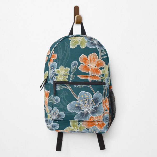 Item preview, New Romantic Watercolor floral pattern, linen texture designed and sold by Katj-A-Studio.