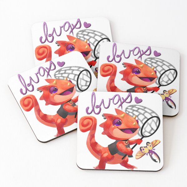 Item preview, Chameleon Chasing Bugs designed and sold by tropi-cat.