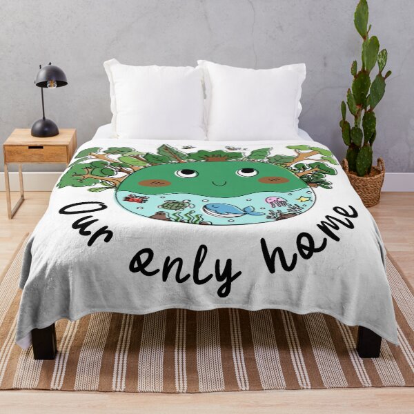 Item preview, Our Only Home Cute Earth Cartoon Earth Day Environmental Earth Day Climate Activists Design designed and sold by Viral-Style.