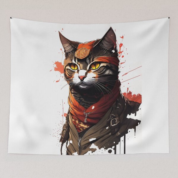Item preview, cat with jacket designed and sold by ViktorVigo.