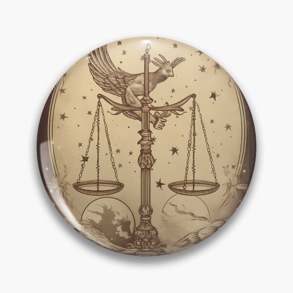 Item preview, Vintage Style Libra Zodiac Sign Art, Libra Zodiac Sign Gift, Libra for her and him designed and sold by ADGFX.