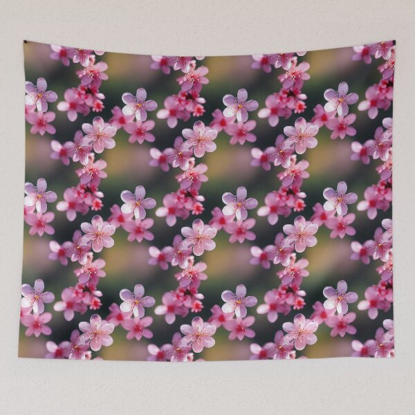 Item preview, Glass Cherry Blossom Seamless Repeating Digital Pattern Sakura Cherry Blossom Art Clothes Decor  designed and sold by aphelionrhode.