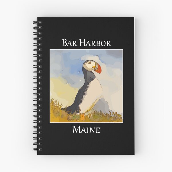 Item preview, Vibrant artists rendering of a puffin bird representing the wildlife found in Portland Maine.- WelshDesigns designed and sold by welshdesigns.