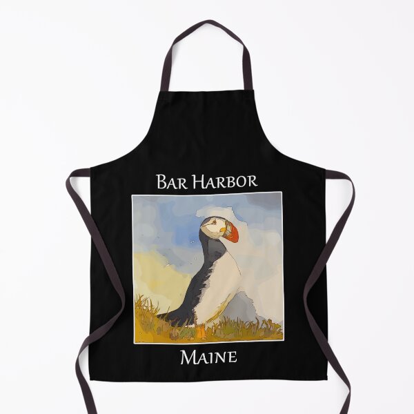 Item preview, Vibrant artists rendering of a puffin bird representing the wildlife found in Portland Maine.- WelshDesigns designed and sold by welshdesigns.