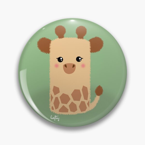 Artikelvorschau, Nette Giraffe auf grünem Hintergrund entworfen und verkauft von B-143.