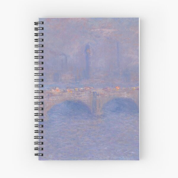 Item preview, Waterloo Bridge Sunlight Effect Monet Impressionist Painting designed and sold by VintageArchive.