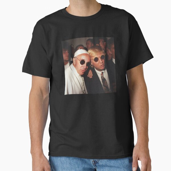 Item preview, selfie of Pope Francis and Trump designed and sold by Tee-Savvy-Co.