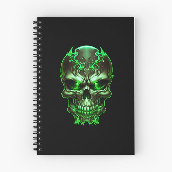 Item preview, The Glowing Green Skull designed and sold by X-BREEZO-X.