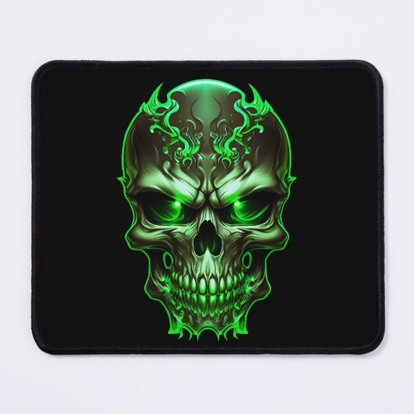 Item preview, The Glowing Green Skull designed and sold by X-BREEZO-X.