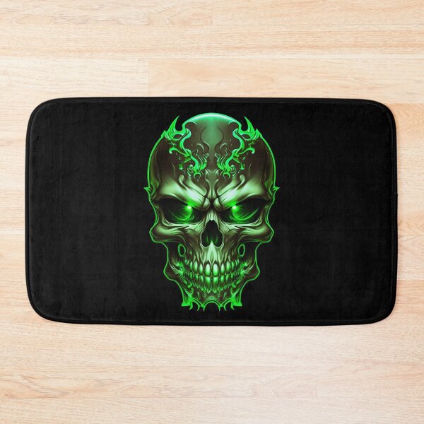 Item preview, The Glowing Green Skull designed and sold by X-BREEZO-X.