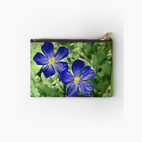 Item preview, Mountain Flowers: Blue Flax PolyArt designed and sold by CommandoCrane.