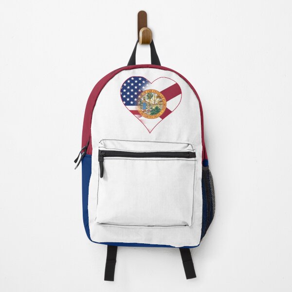 Item preview, State of Florida Flag and American Flag Fusion Design designed and sold by Gsallicat.