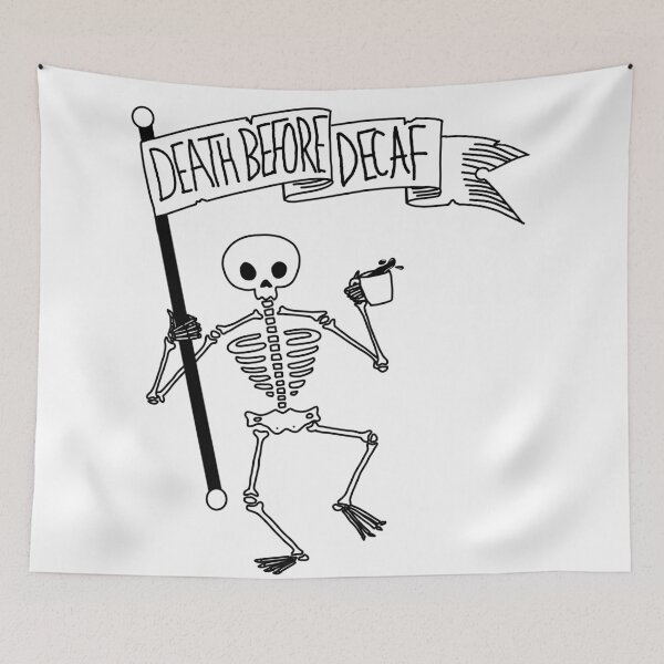 Item preview, Death Before Decaf Again designed and sold by EdenIsRising.
