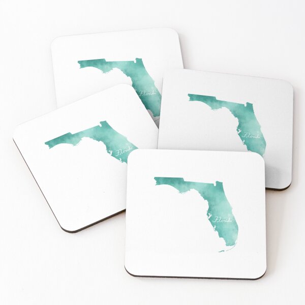 Item preview, Florida Watercolor (Turquoise) designed and sold by Meganemer4.