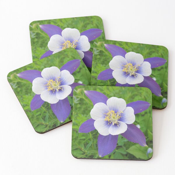 Item preview, Purple Majesty: Single Purple Columbine Flower designed and sold by CommandoCrane.