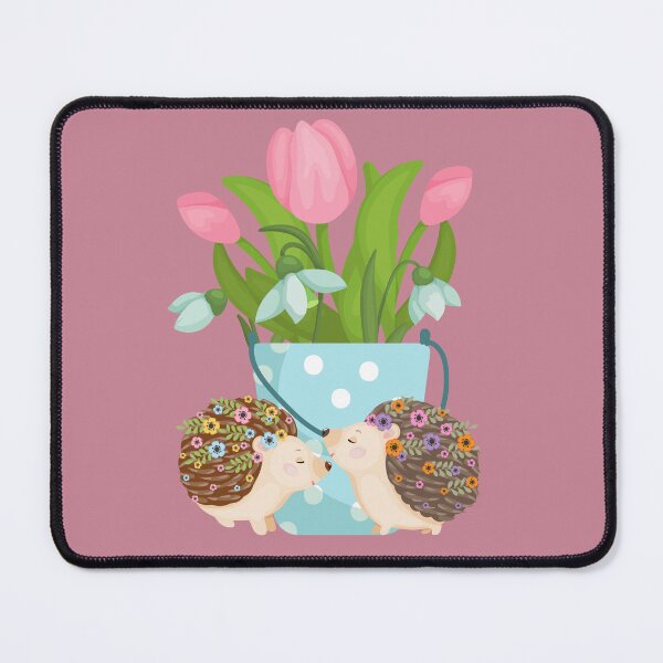 Artikelvorschau, Niedliches Frühlingsblumen-T-Shirt mit Stachelschwein-Grafik entworfen und verkauft von ValsCrazyCats.