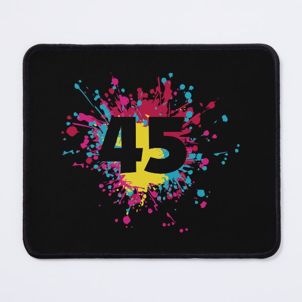Item preview, Number 45th Color Splash designed and sold by onicon.