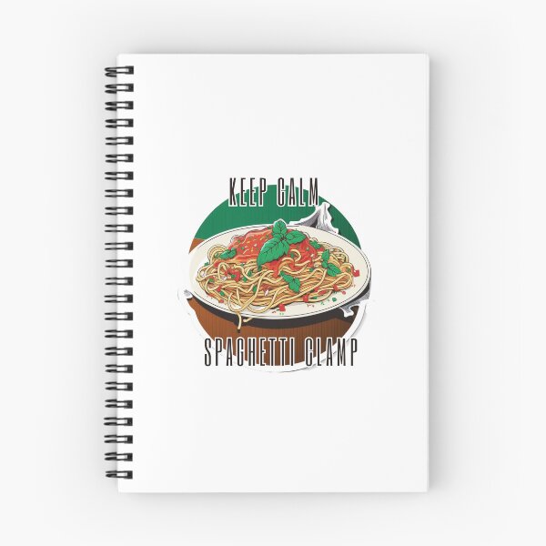 Item preview, keep calm and spaghetti clamp designed and sold by printiesart.