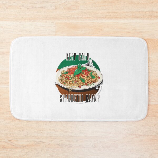 Item preview, keep calm and spaghetti clamp designed and sold by printiesart.