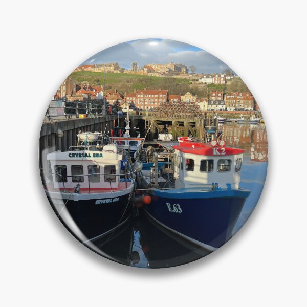 Item preview, Fishing Boats of Whitby Harbour designed and sold by Discovery-Gifts.