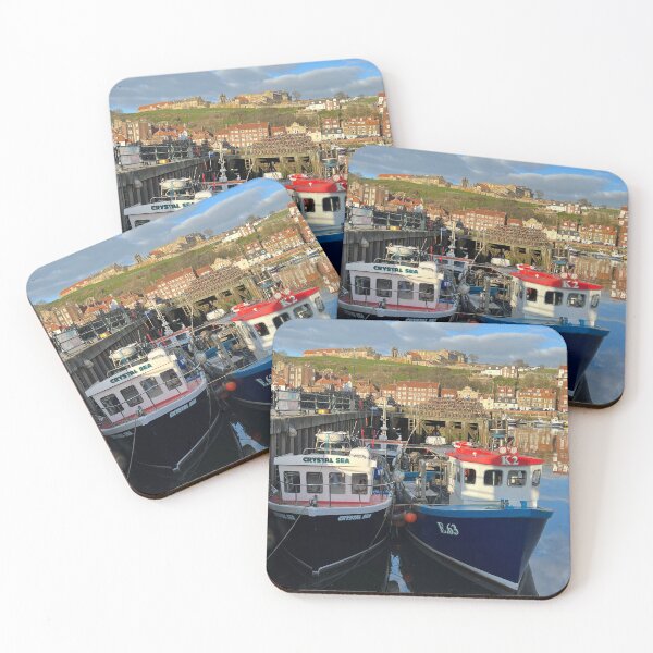 Item preview, Fishing Boats of Whitby Harbour designed and sold by Discovery-Gifts.