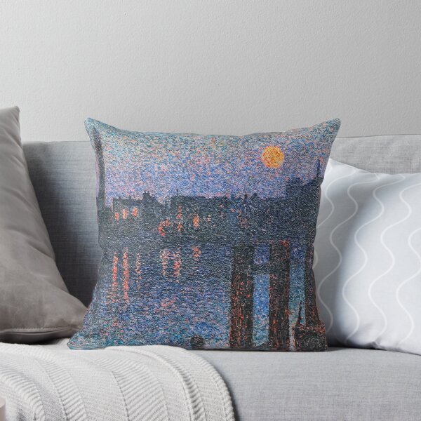 sundown over amsterdam. Throw Pillow