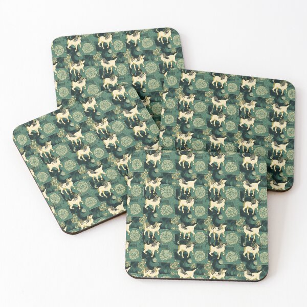 Item preview, Adorable Pygmy Goat Pattern - Perfect for Animal Lovers & Retro Design Enthusiasts designed and sold by Retro-ArtDeco.