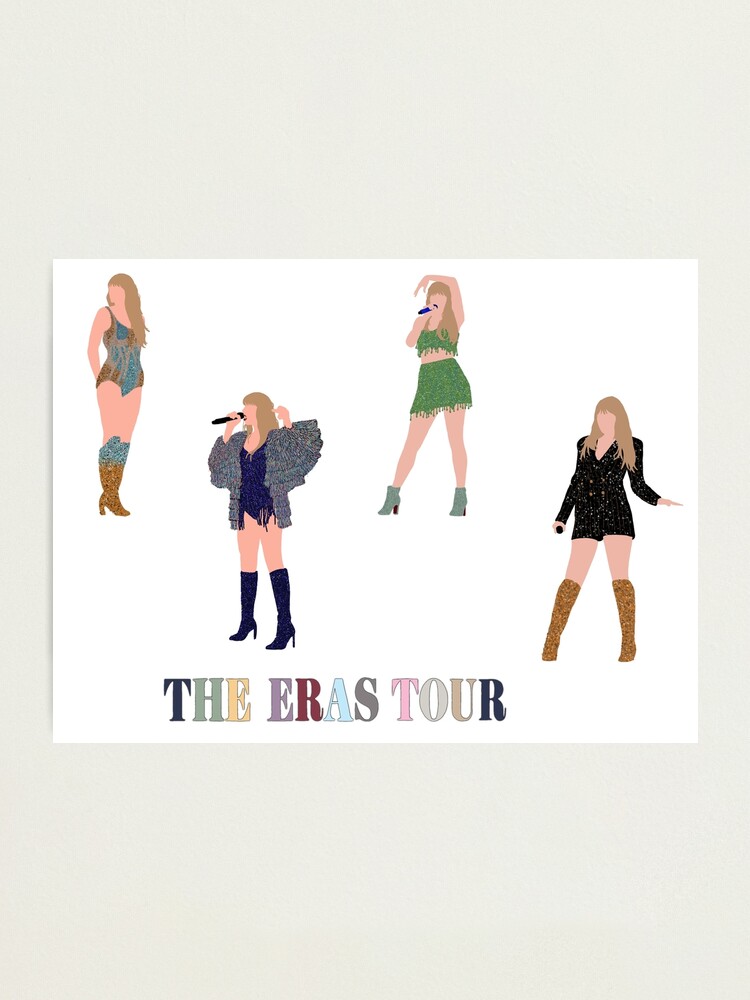 Taylor Swift the Eras Tour Sticker Pack V2 (medium or larger for best  result) Photographic Print for Sale by nerfie