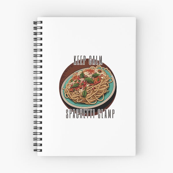Item preview, keep calm and spaghetti clamp designed and sold by printiesart.