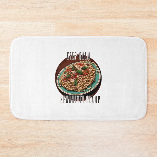 Item preview, keep calm and spaghetti clamp designed and sold by printiesart.