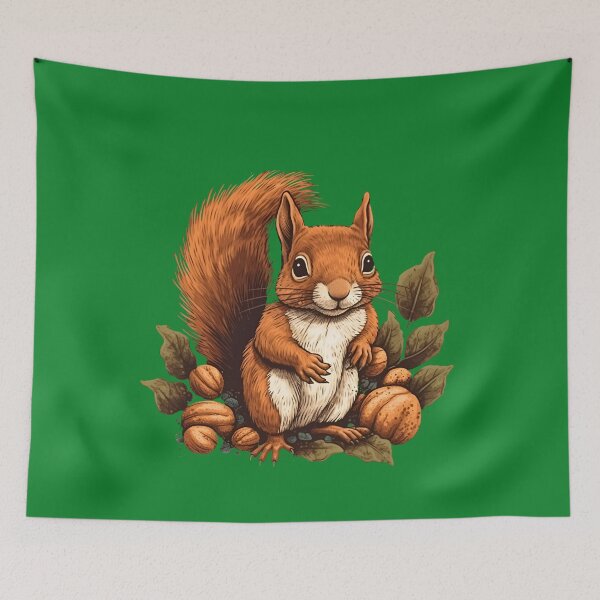 Item preview, Happy Squirrel Funny Little designed and sold by michallaga.