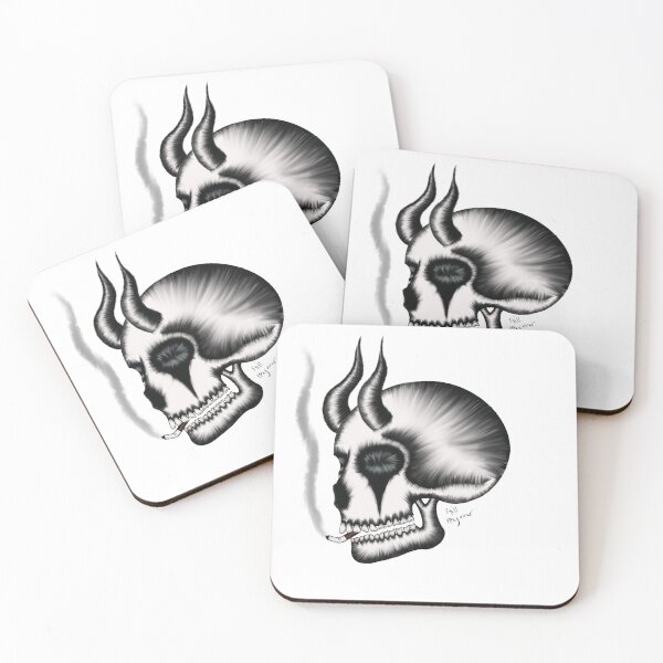 Item preview, Smoking skull designed and sold by StillHungover.